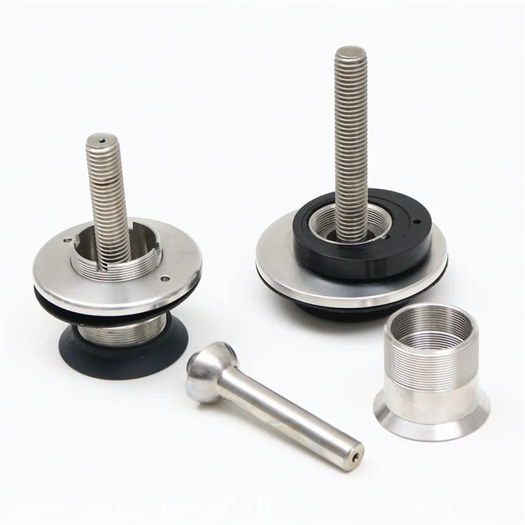 Precision Machined Stainless Steel Glass Clamp
