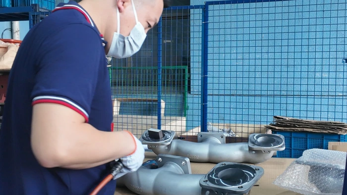 Log 11 :1,500 Pipe Connectors Shipped by Air to the USA(pic6) 1619279 pipe connector final inspection before shipment