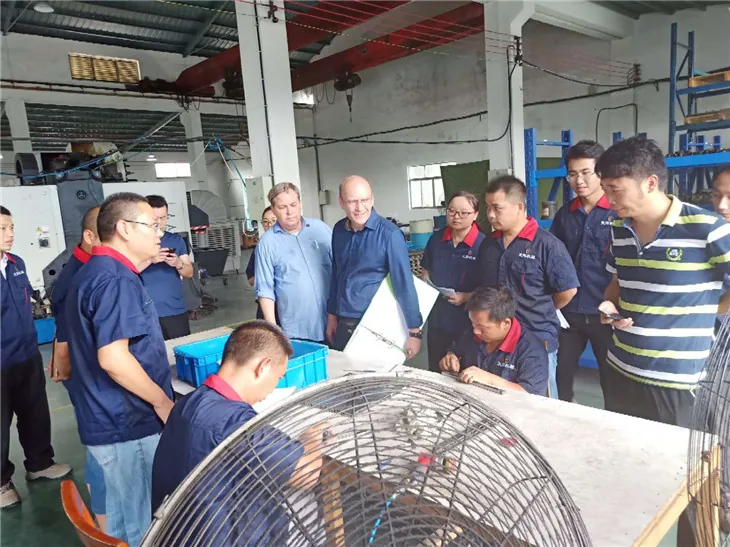 Siemens Berlin headquarters audit team at Tianhui - 4