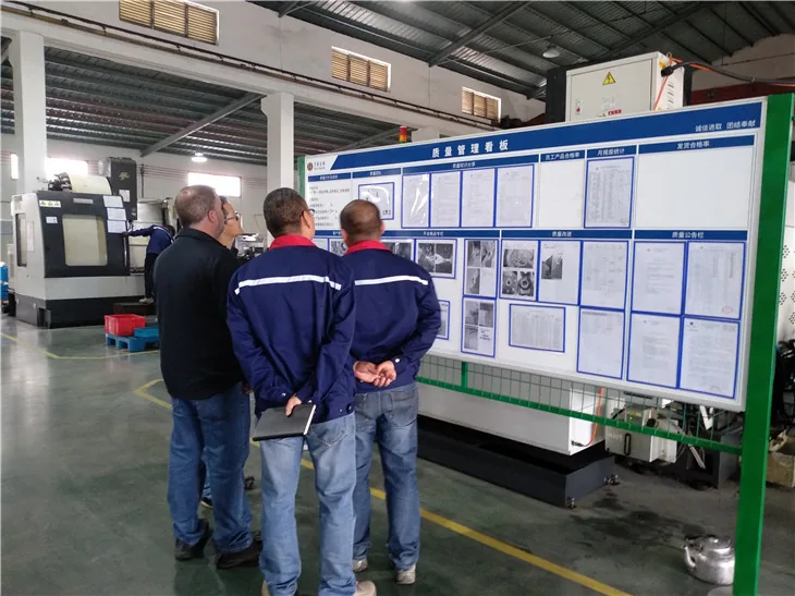 Visit from U.S. Customers for a Factory Audit(Image4) ARTMARK customers from the United States visiting Tianhui - 4