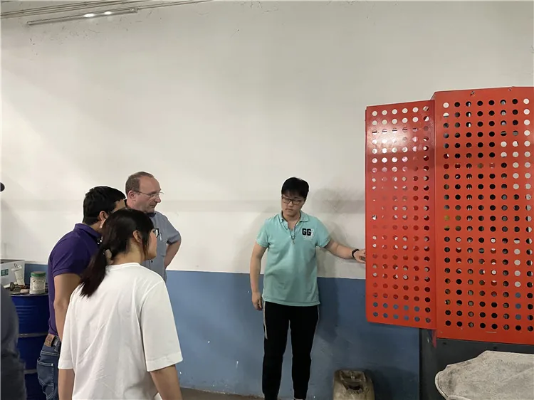 A German-Owned Company in China Visited Tianhui