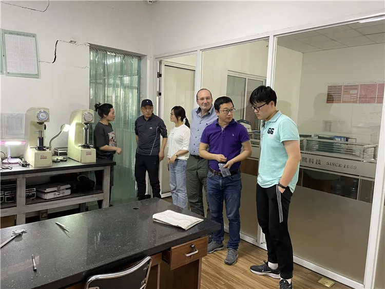 A German-Owned Company in China Visited Tianhui(Image2) German company customers visiting Tianhui - 2