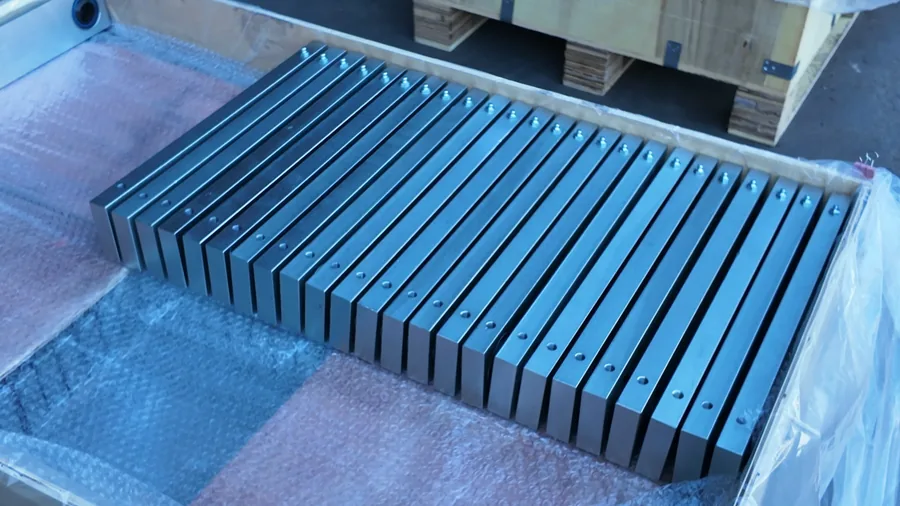 Log 15: 350 Aluminum Forged Support Brackets Packed for Germany